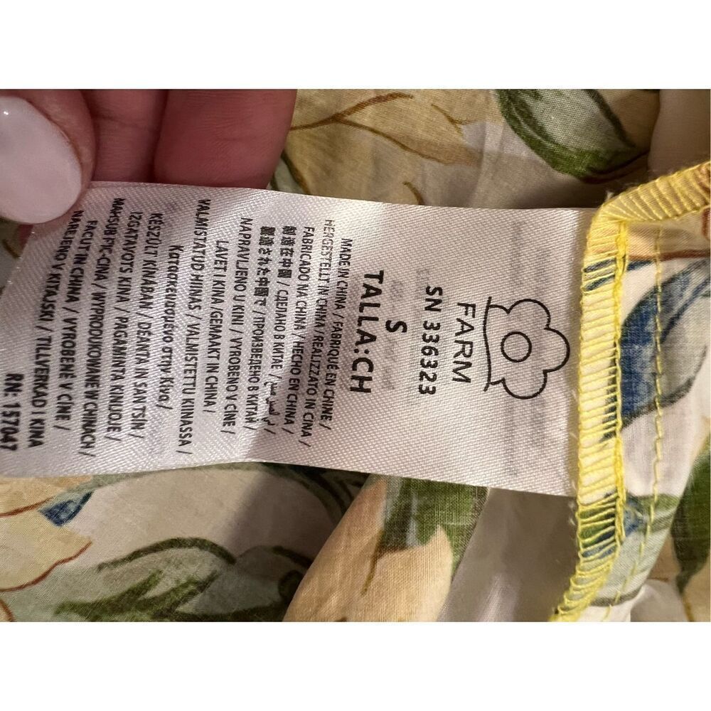 Farm Rio Women's Multicolor Sicily Scarf Print Cotton Maxi Dress Size Small NWOT - Picture 12 of 15